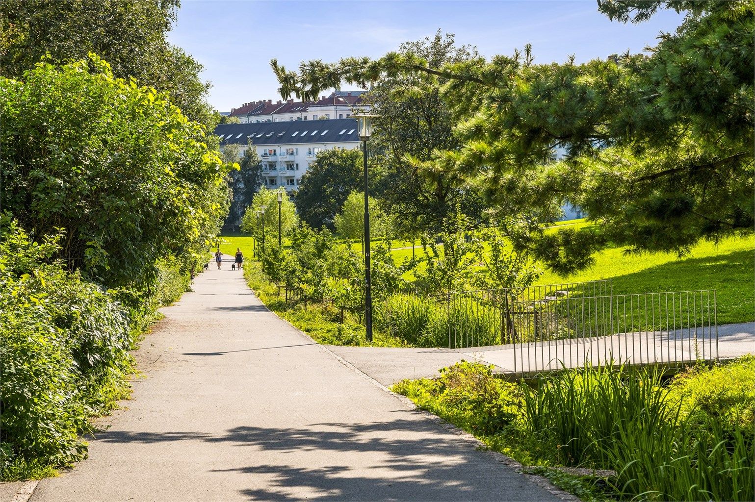 Iladalen park er nylig oppgradert. 