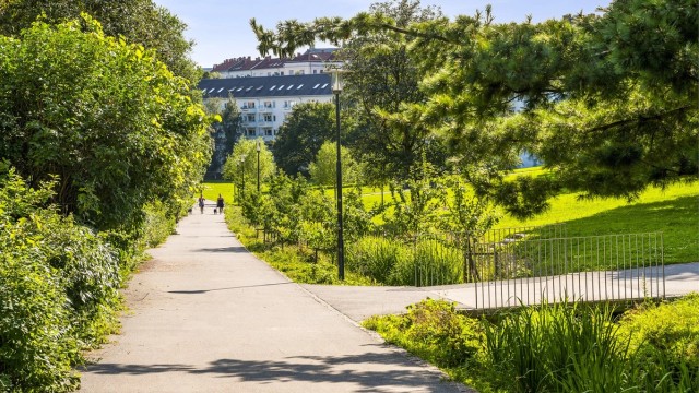 Iladalen park er nylig oppgradert.