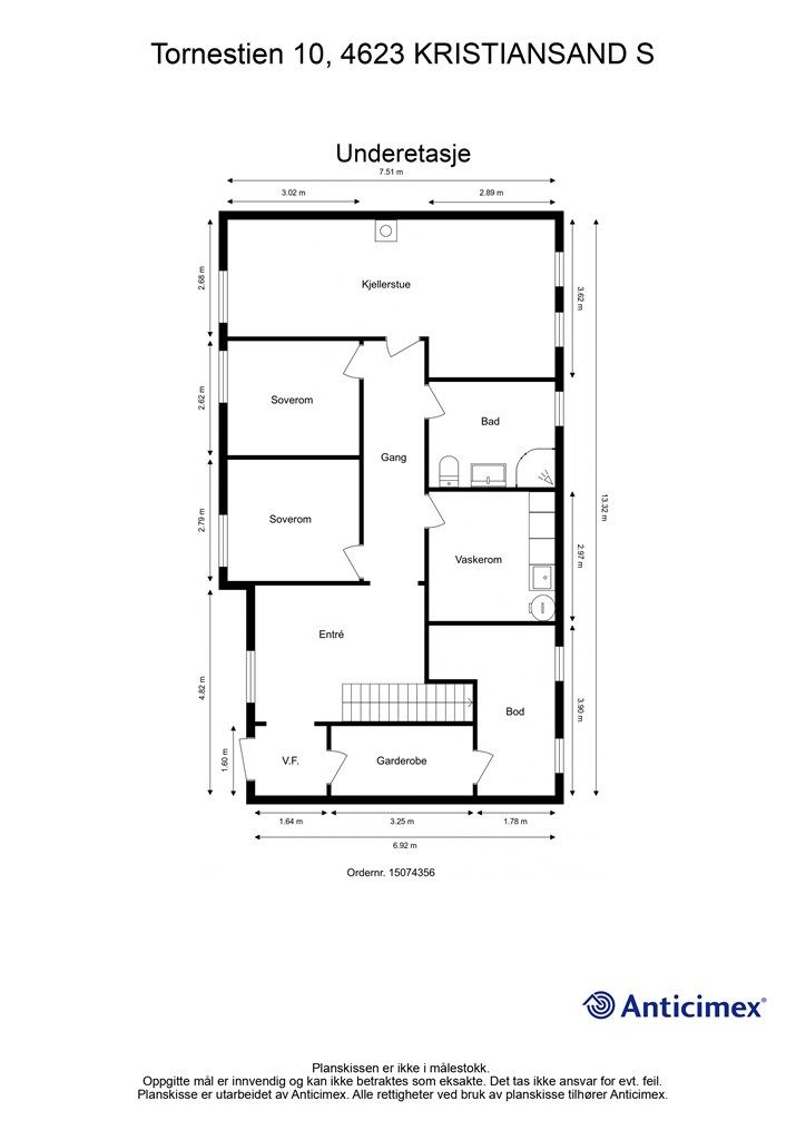 Plantegning Underetasje 