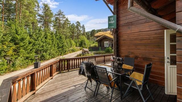 Rolige og naturskjønne omgivelser rett utenfor døren.