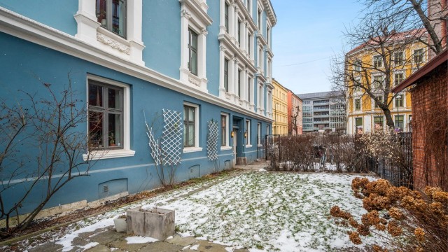 Schweigaards gate har kort vei til butikker, kafeer, restauranter, offentlig kommunikasjon og hyggelige park-/turområder.
