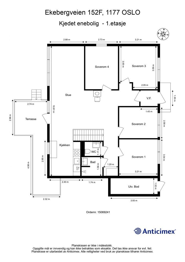 Plantegning - 1. etasje