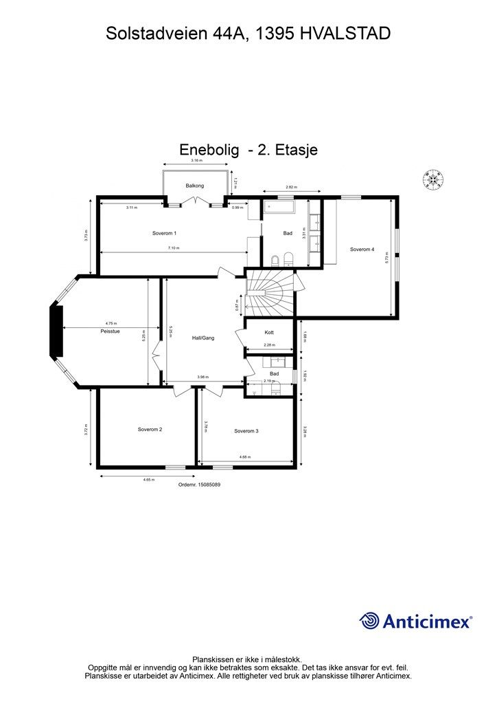 Plantegning- 2. Etasje