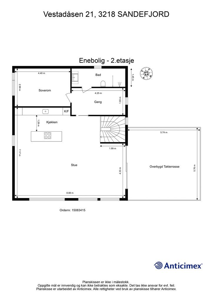 Plantegning 2.etasje