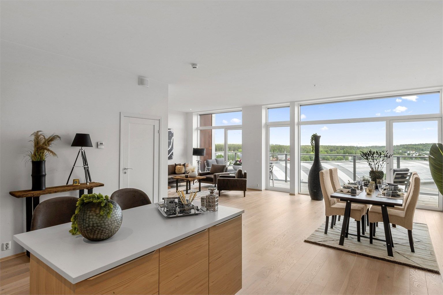 En lekker leilighet midt i sentrum av Jessheim - Foto: Sebra Eiendomsfoto v/Sindre Lundvoll