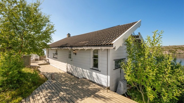 Terrassen er på hele 73 kvm.