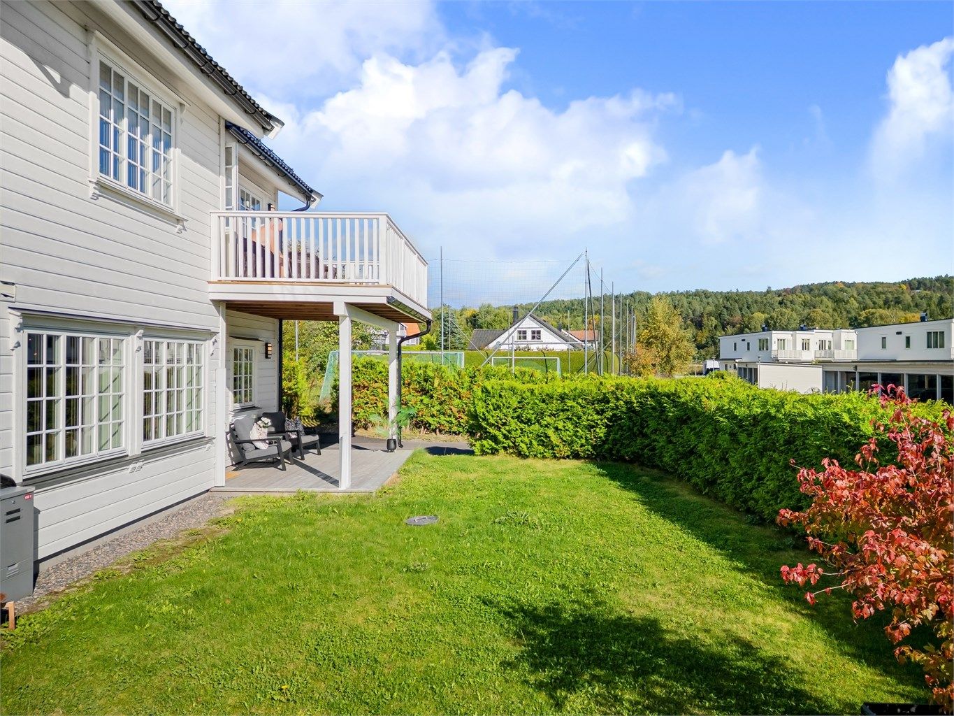 En pen og tiltalende 3-roms selveierleilighet i bygningens underetasje.
Foto: Ole Thoresen.