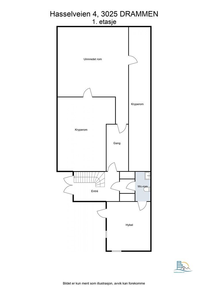 Plantegning - 1. etasje
