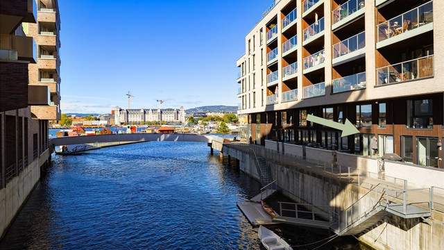 Sameiet har egen kajakklubb med rampe og utlån av kajakker og padlebrett. Bryggen ligger rett utenfor leiligheten