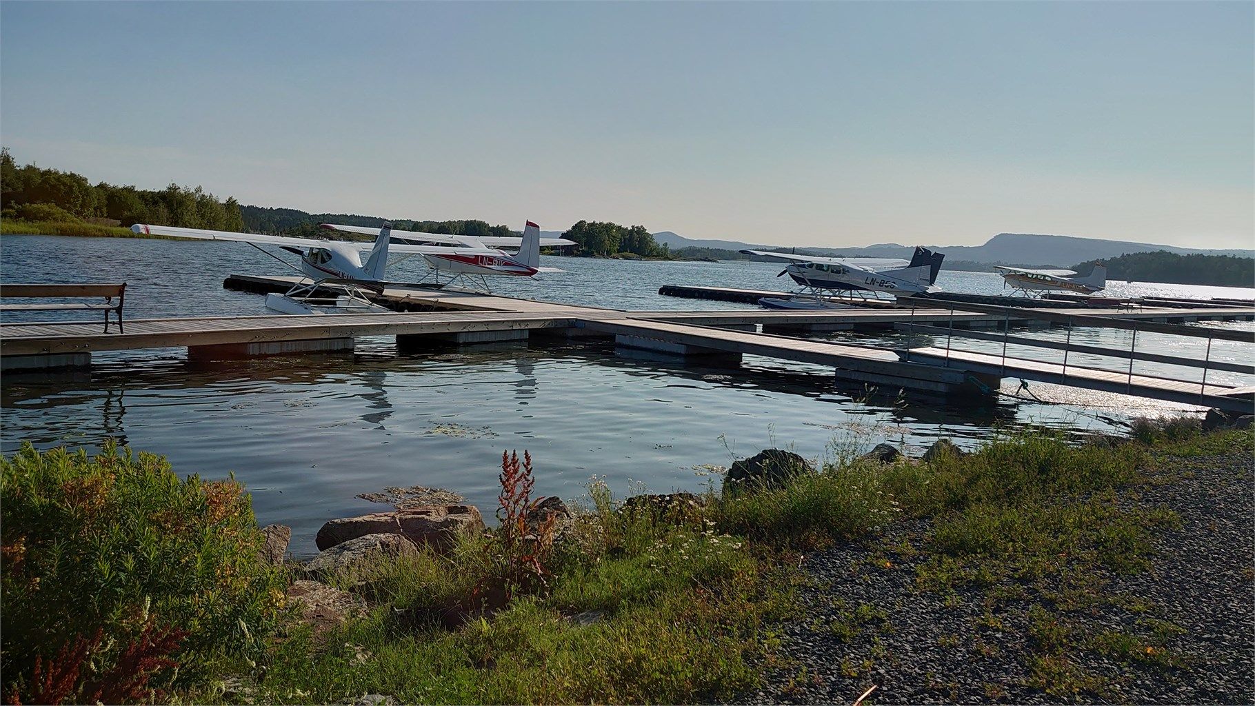 Sjøflyhavn på Lilleøya 
