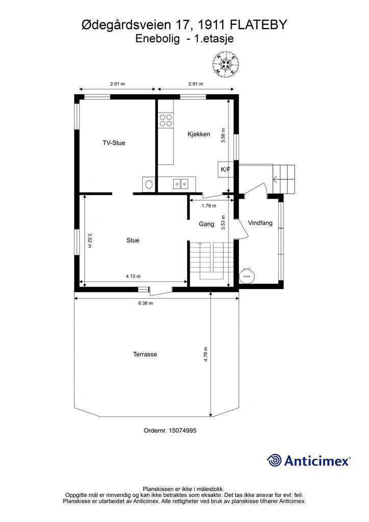 Plantegning - 1.etasje