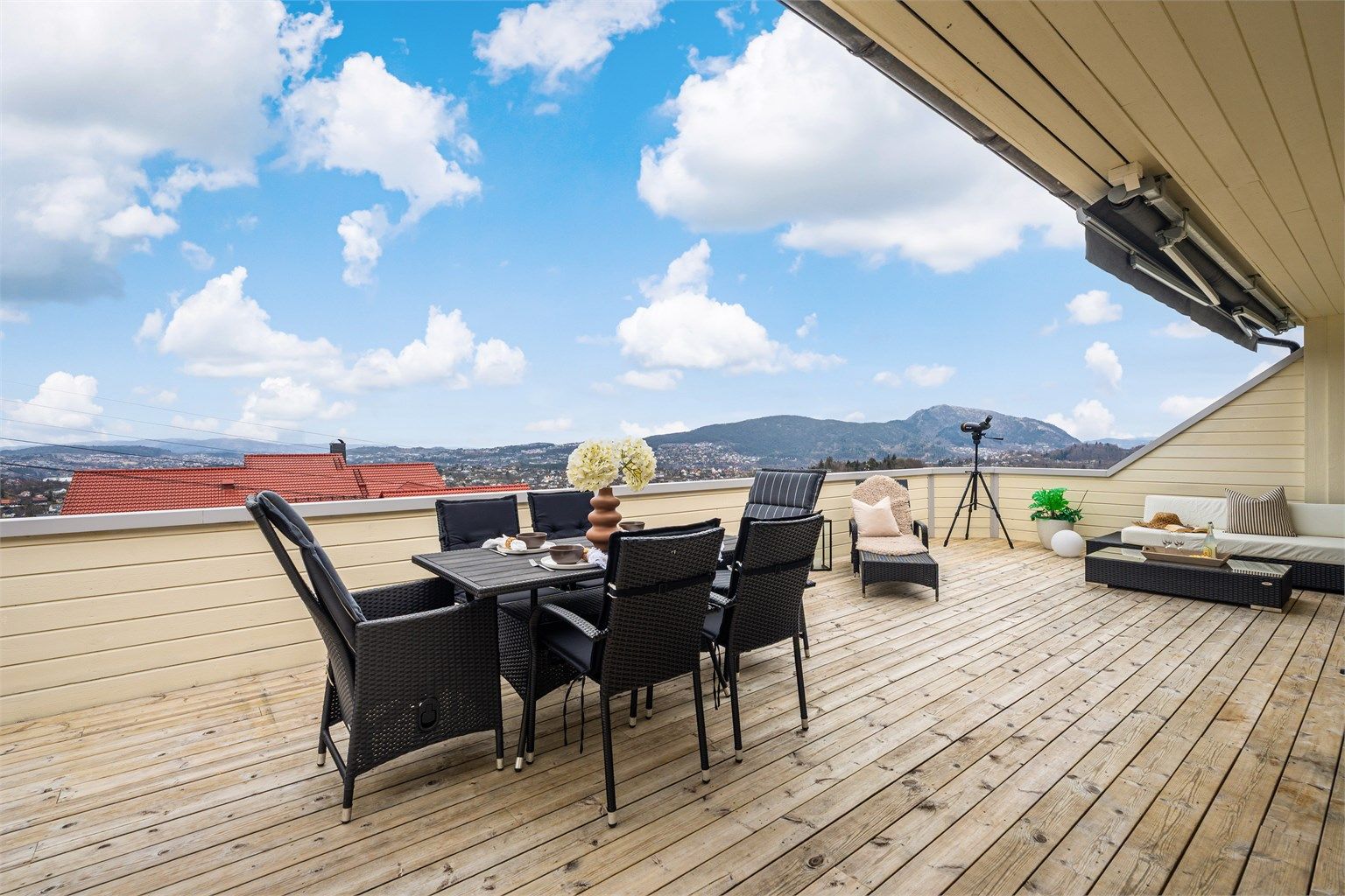 Ingen problem å ta imot gjester her