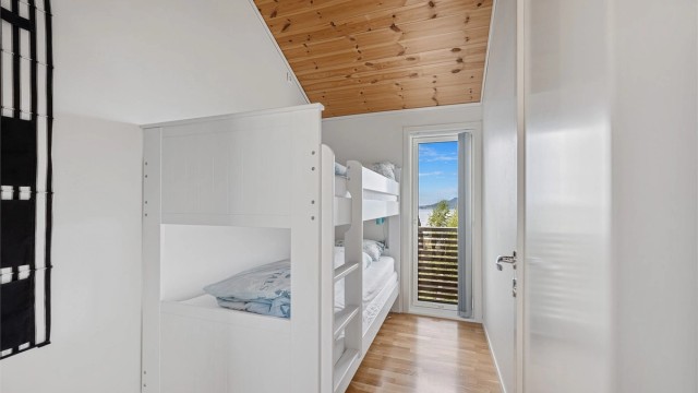 Soverom II med plass til køyesenger eller 1,20 seng.