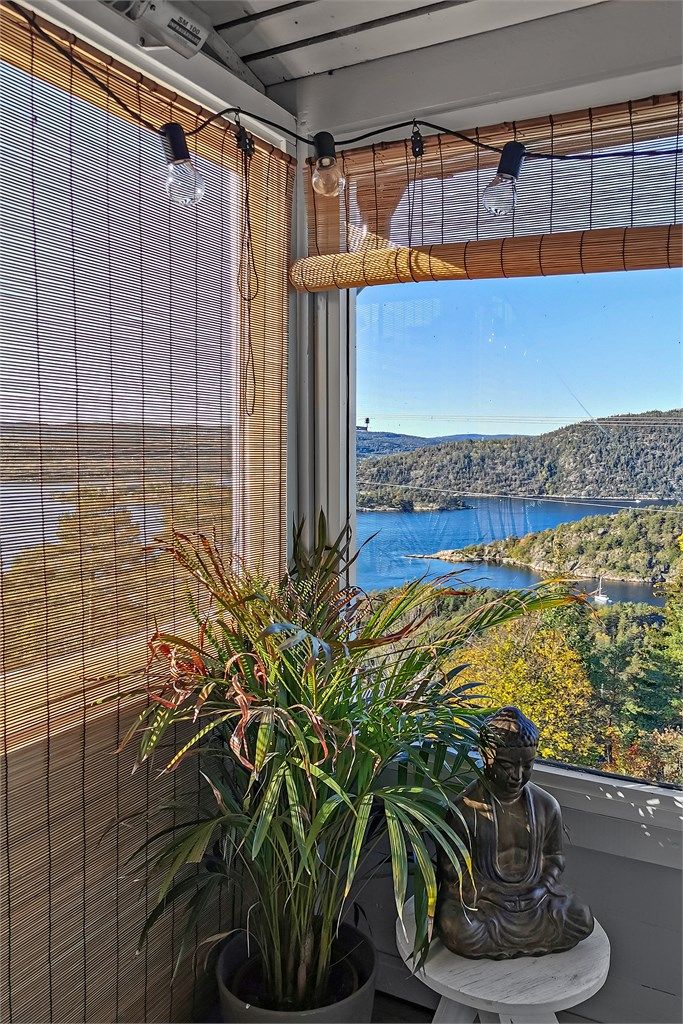 Utsikt fra terrasse (privat bilde).