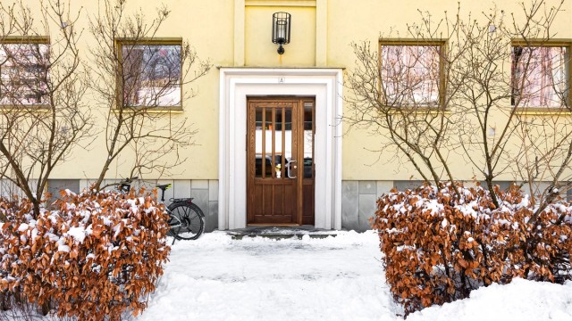Inngangsparti.