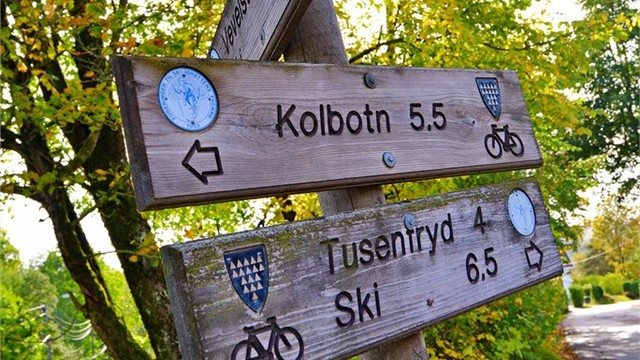 Flere fritidstilbud i nærheten – blant annet gode sykkelveier til Kolbotn, Gjersjøen og Tusenfryd