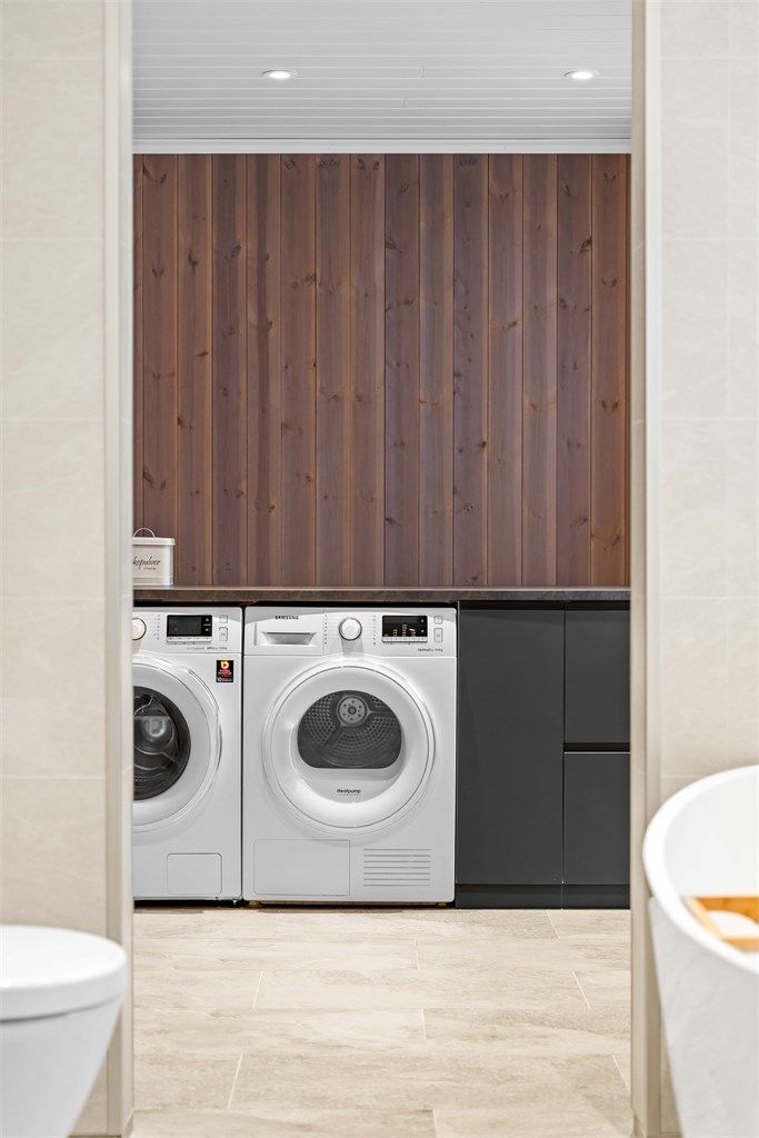 Eget vaskerom innenfor badet. 