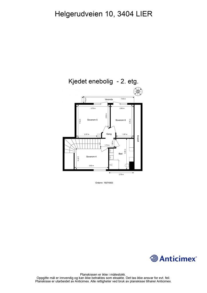 Plantegning - 2. etasje