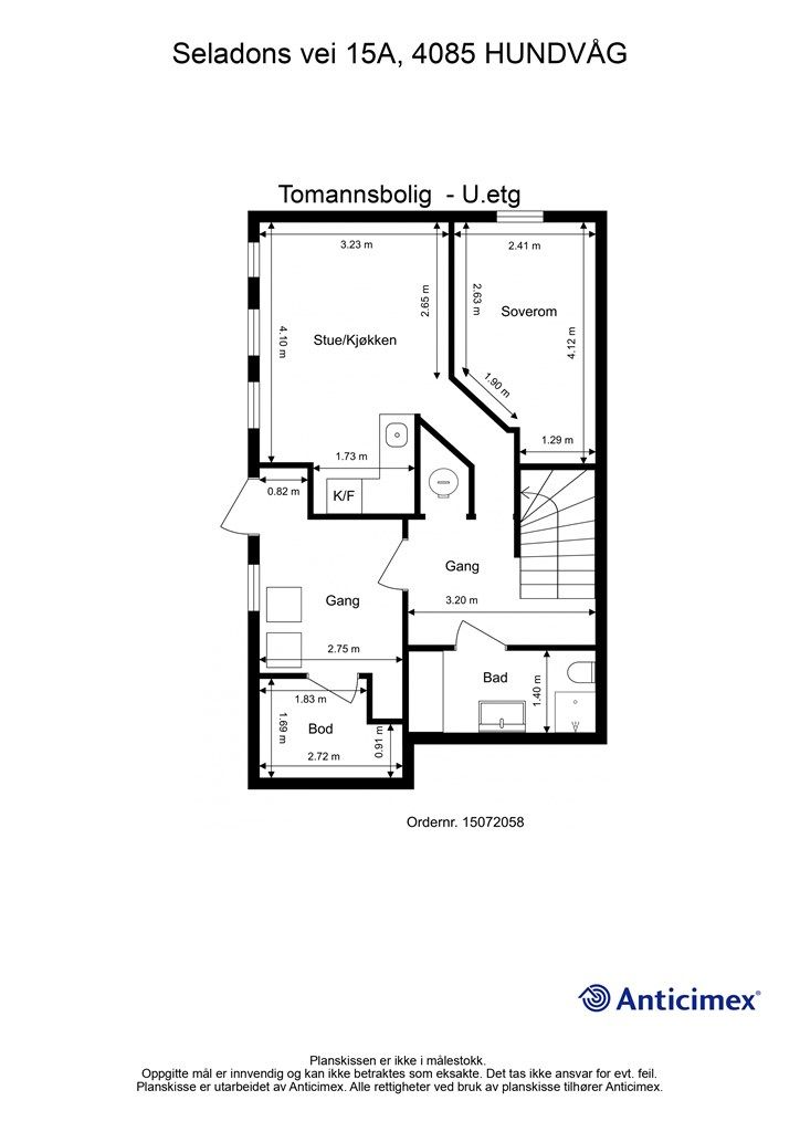 Plantegning - U.etg.