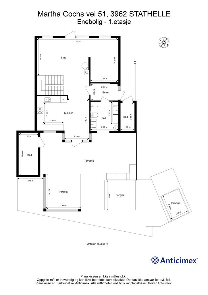 Plantegning 1. etasje