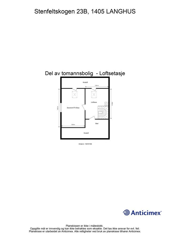 Plantegning-Loftsetasje