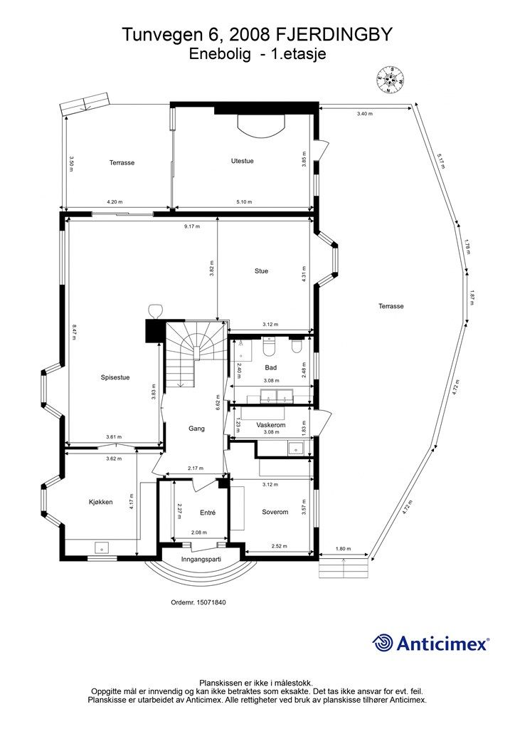Plantegning- 1.etasje
