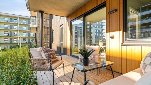 Krogsveen v/Andreas B. Gunnesmæl presenterer Håkon Magnussons gate 34 - og denne stilrene 3-roms andelsleiligheten