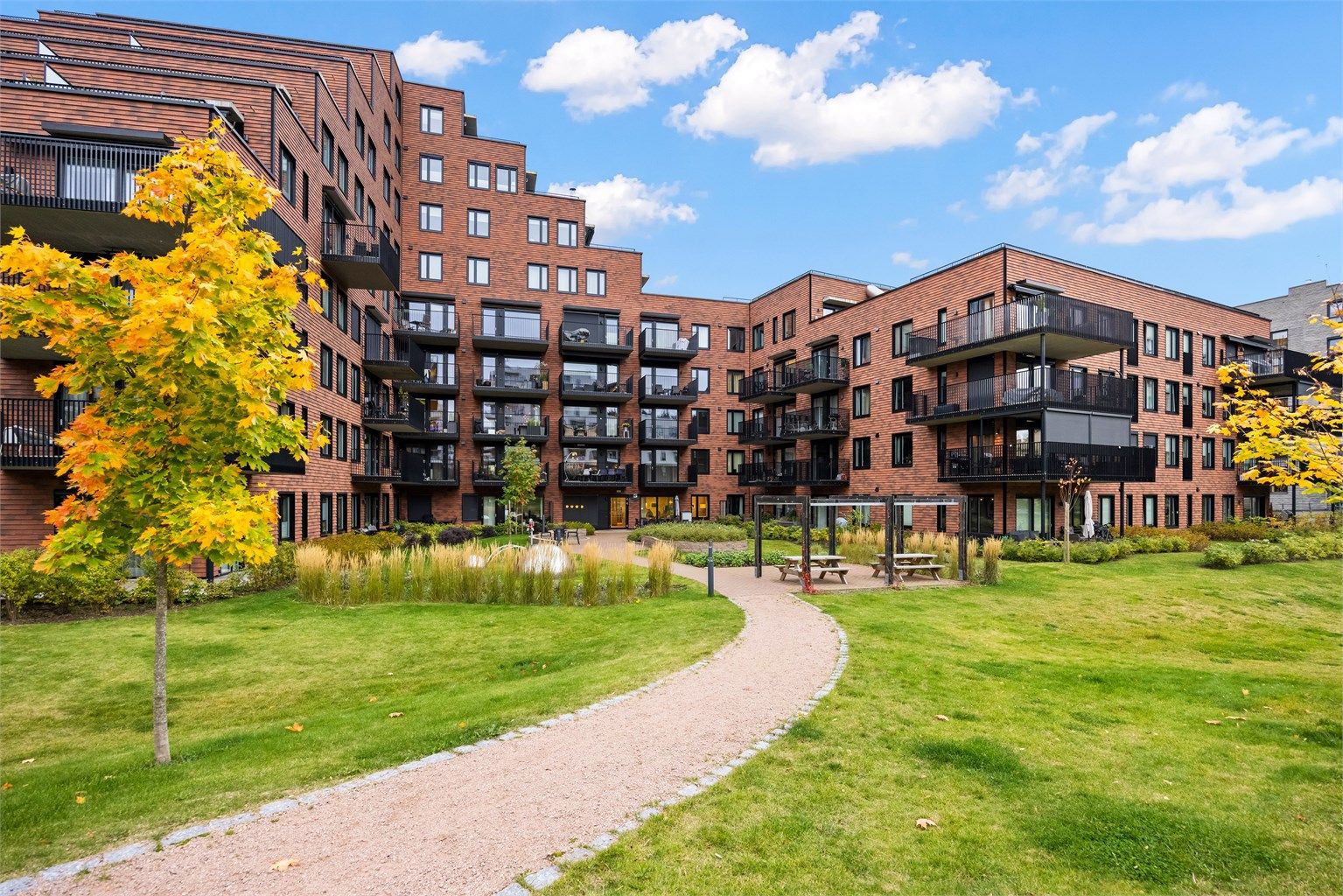 Uteområde.