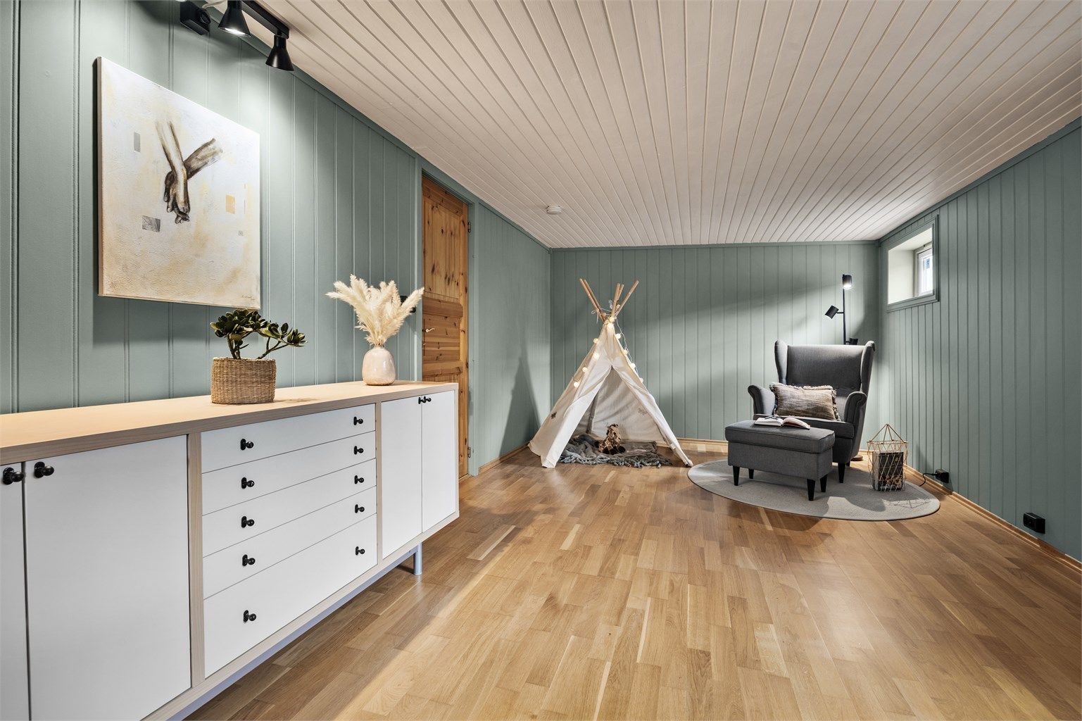 Kjellerstuen kan deles inn i ulike soner 