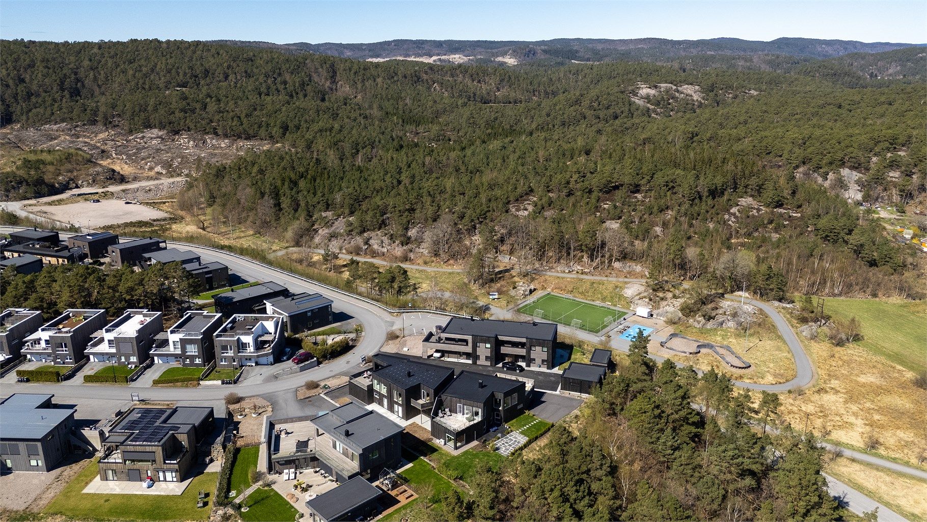 Her ligger alt til rette for å trives med et eldorado for barnefamilier 