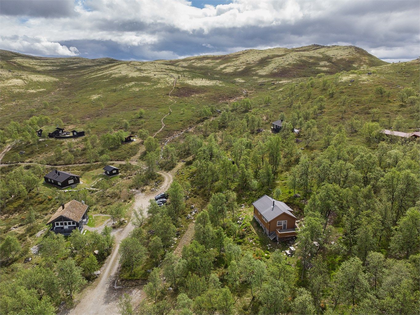 Området byr på flotte turmuligheter hele året. 