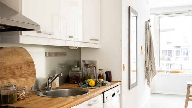 Alle hvitevarer på kjøkken medfølger