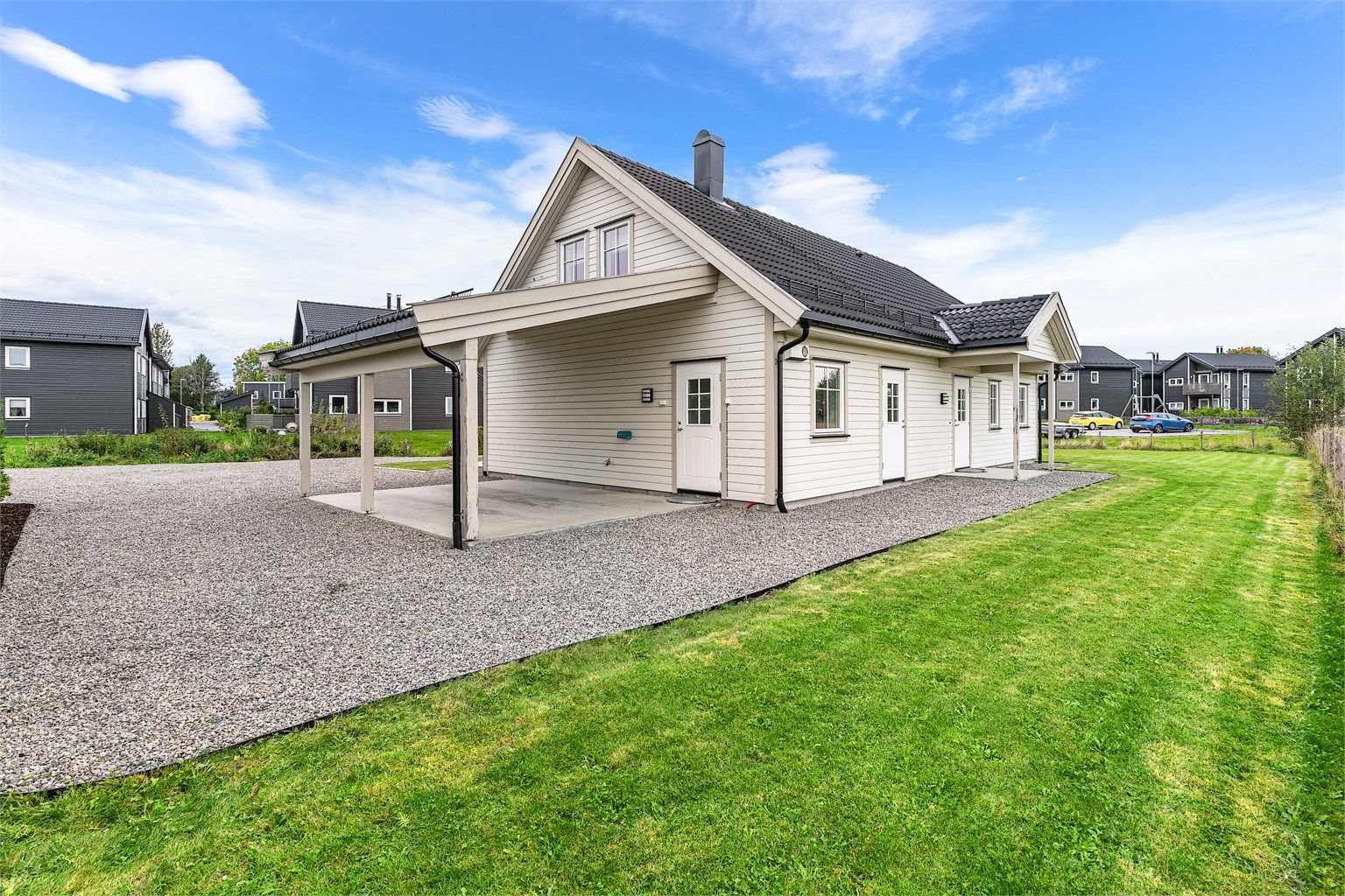 Carport er målt til 24 kvm