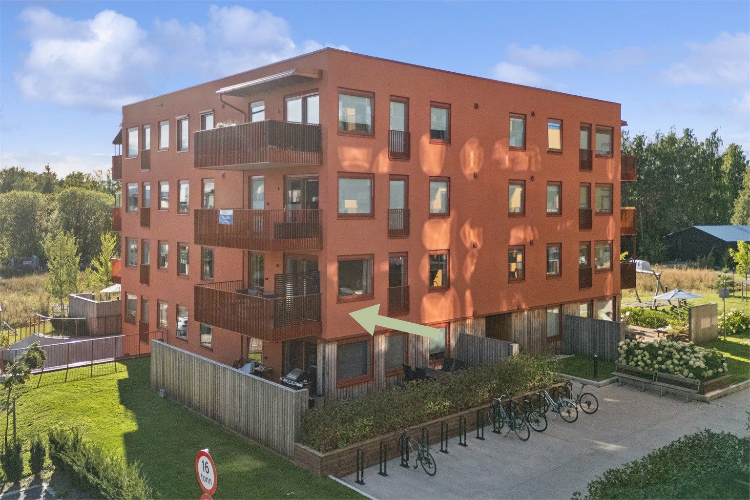 Moderne og stilren 2-roms i nyoppført leilighetsbygg på Martodden. Kun 3 km vest for Hamar bysentrum.