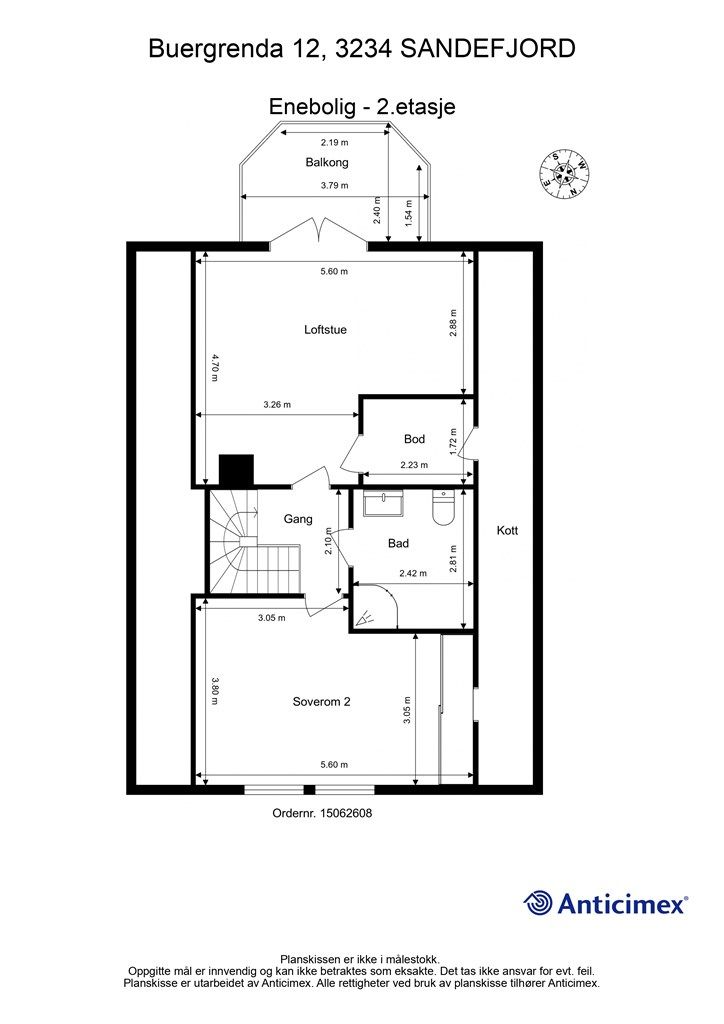 Plantegning 2.etasje