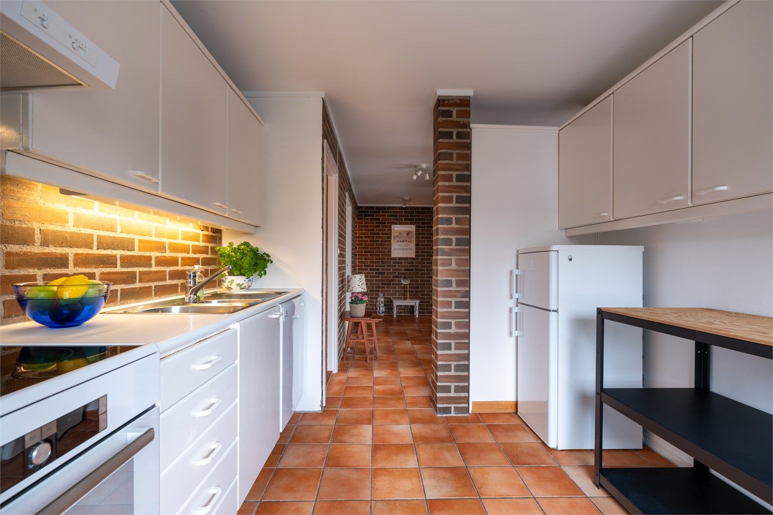 Kjøkken i underetasje.