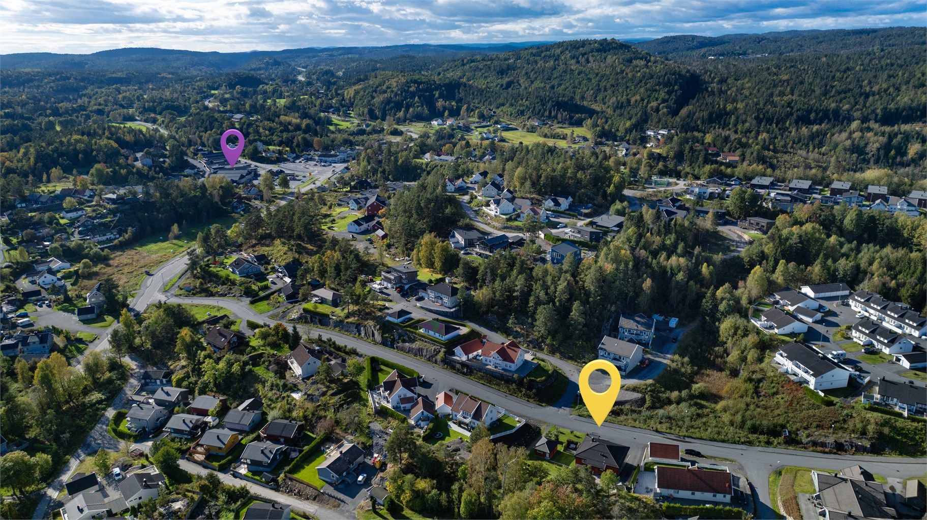 Rett utenfor døren finner du fine turstier.