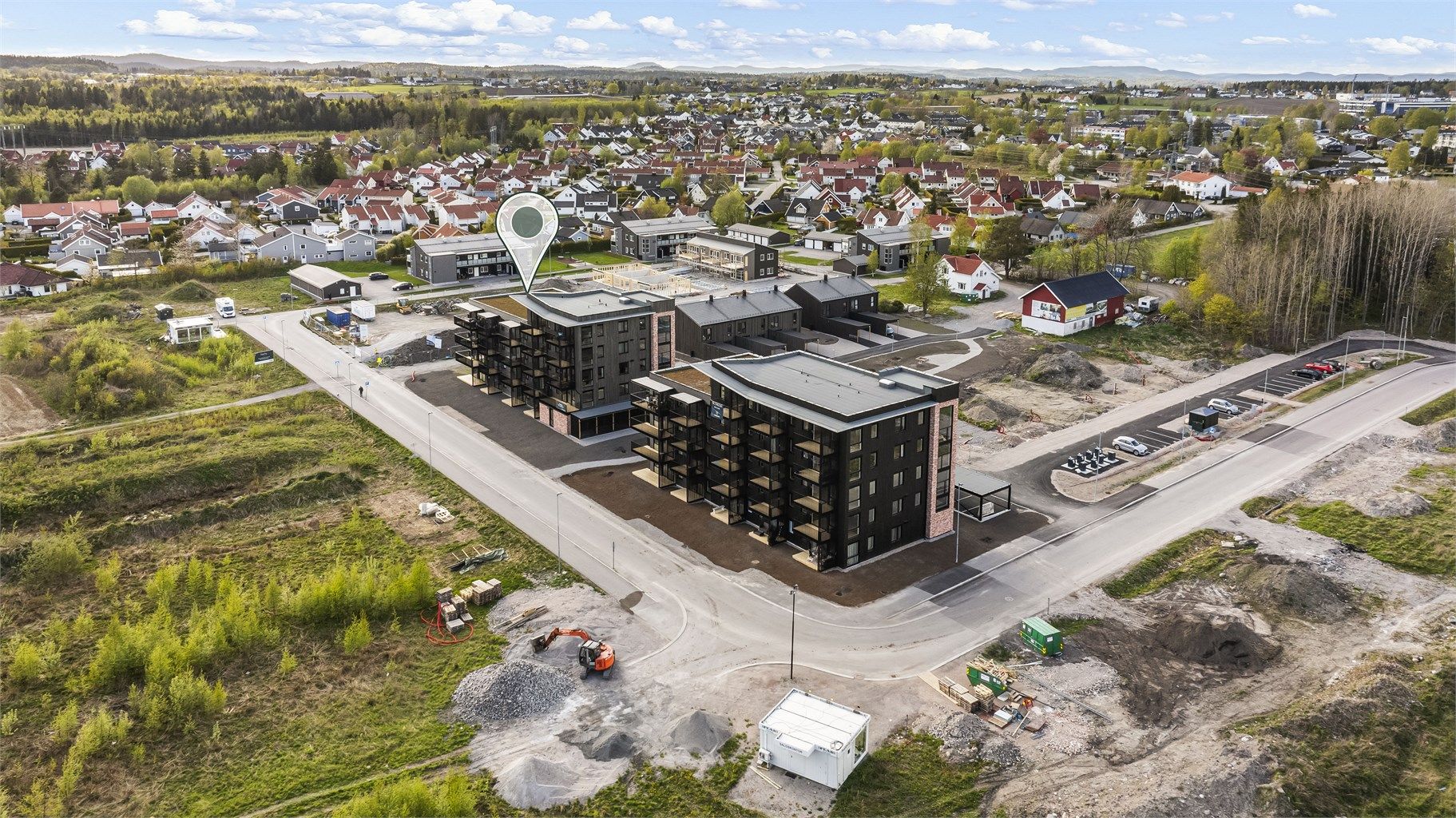 Flott nybygget leilighetsbygg fra 2026