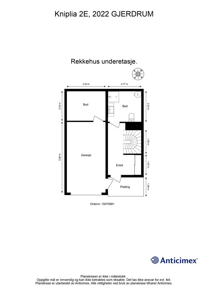 Plantegning underetasje