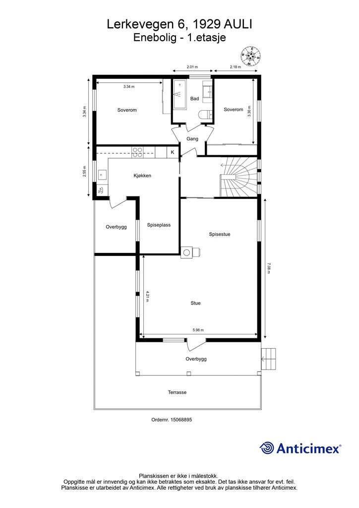 Plantegning - 1.etasje
