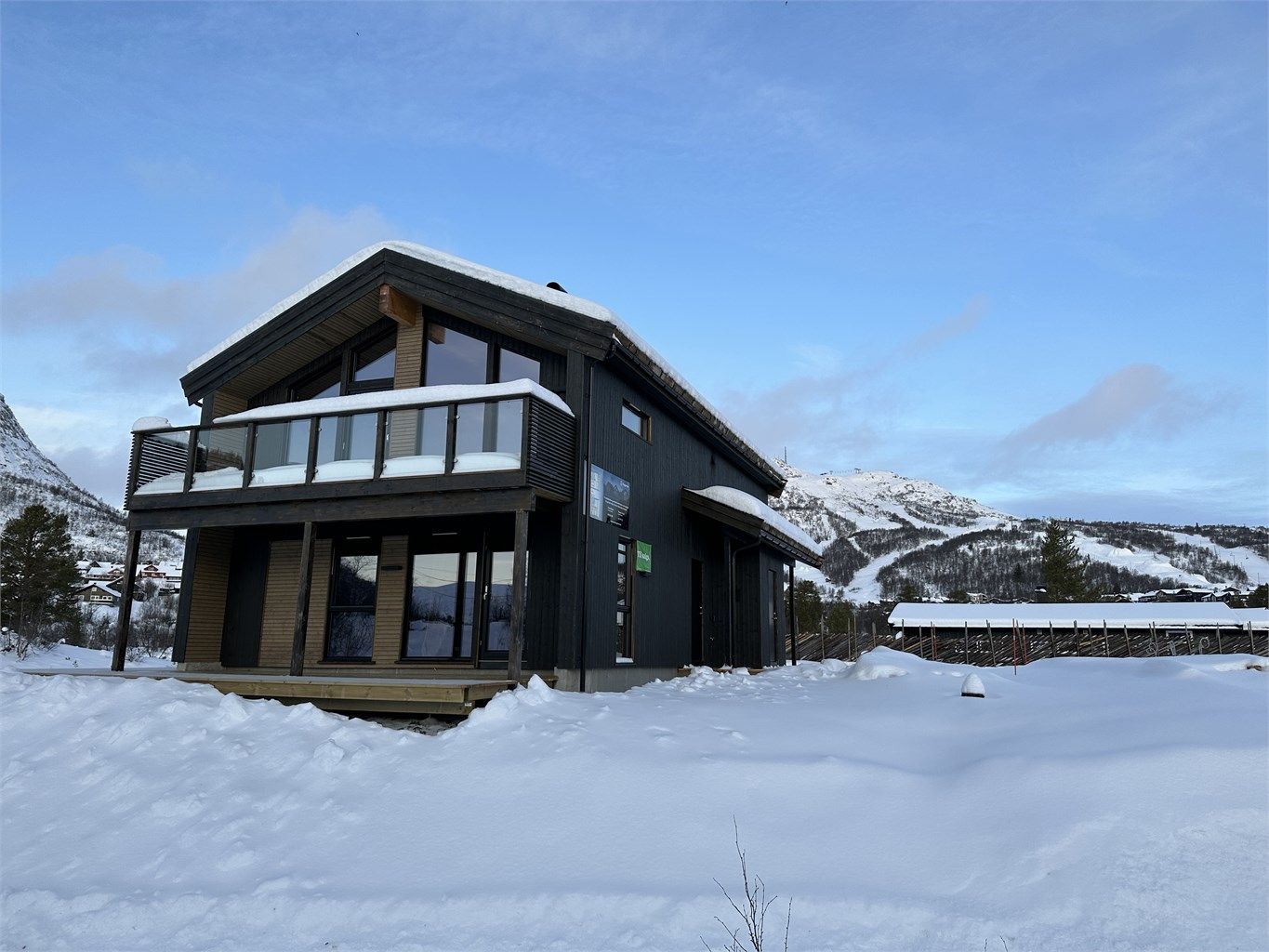 Nærheten og utsikten til skisenteret.