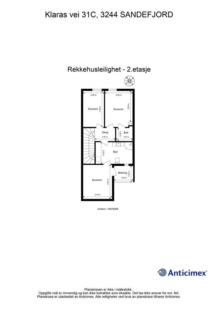 Plantegning 2.etasje