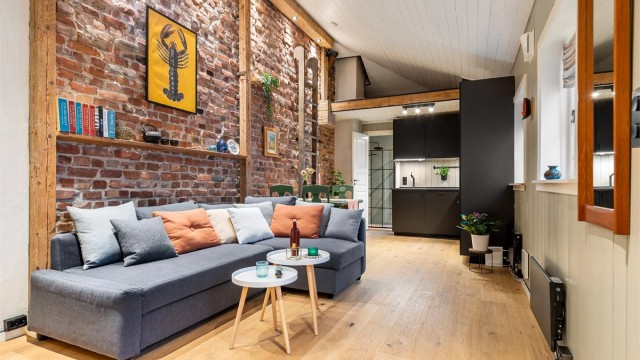 Mads W.Stangs gate 3B presenteres av Karl Robert Hansen i Krogsveen. Fotograf; Kristoffer Kristiansen.