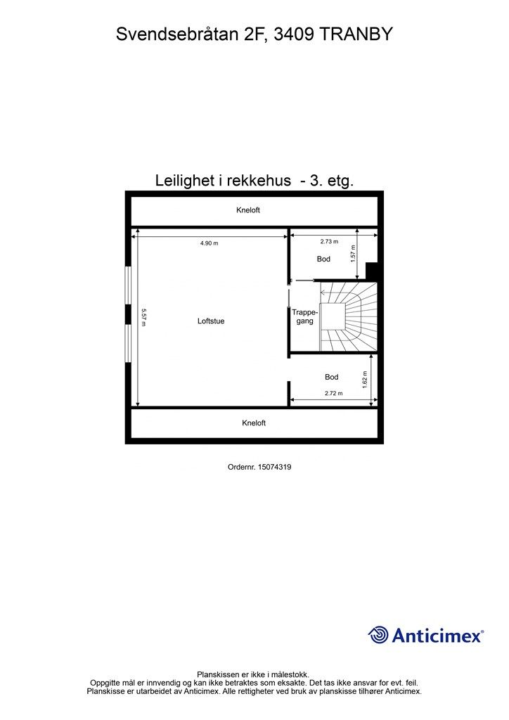 Plantegning - 3. etg