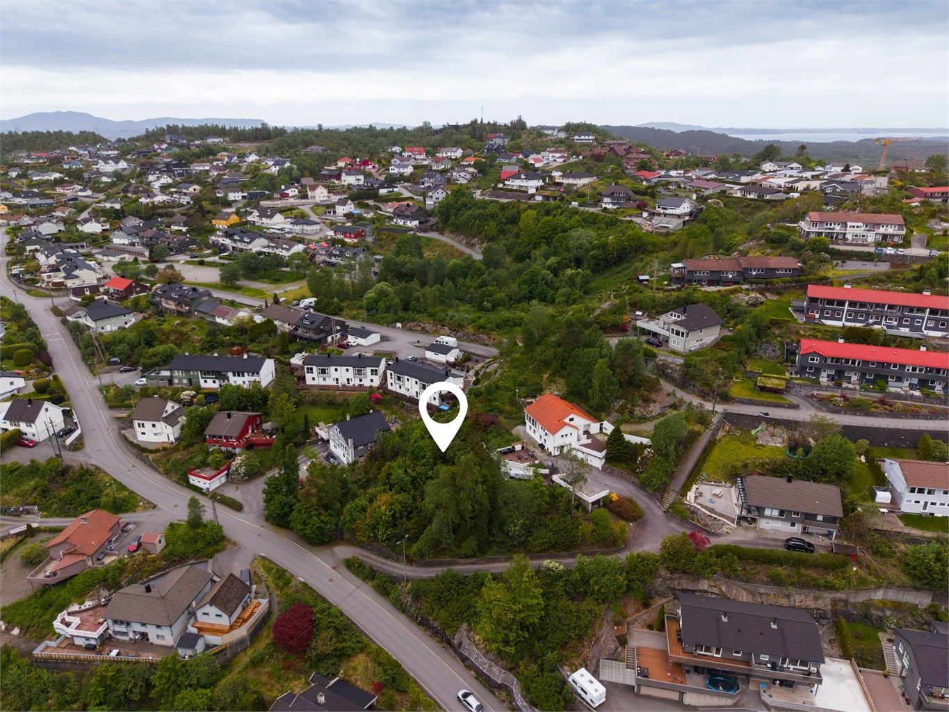 Området består hovedsakelig av eneboliger og rekkehus. Foto: Silje Holte v/ @frksuper