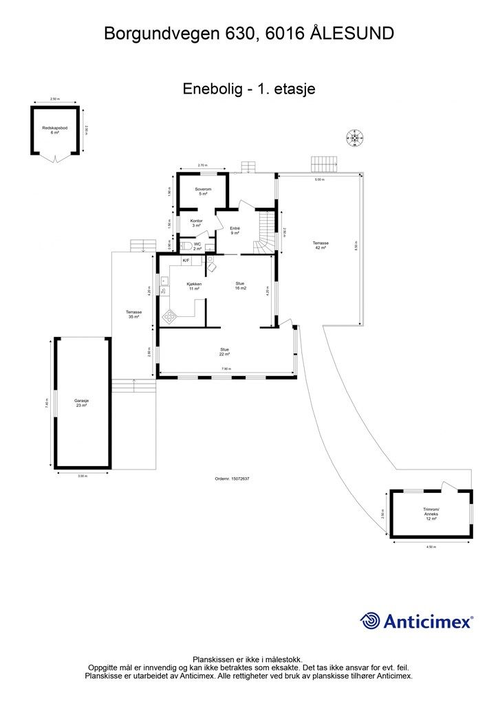 Plantegning - 1. etasje