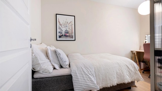 Dette rommet egner seg godt som gjesterom, kontor eller et ekstra soverom.