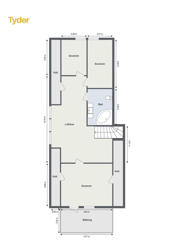 Plantegning 2.etasje