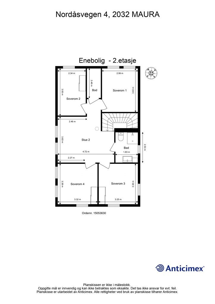 Plantegning 2.etasje