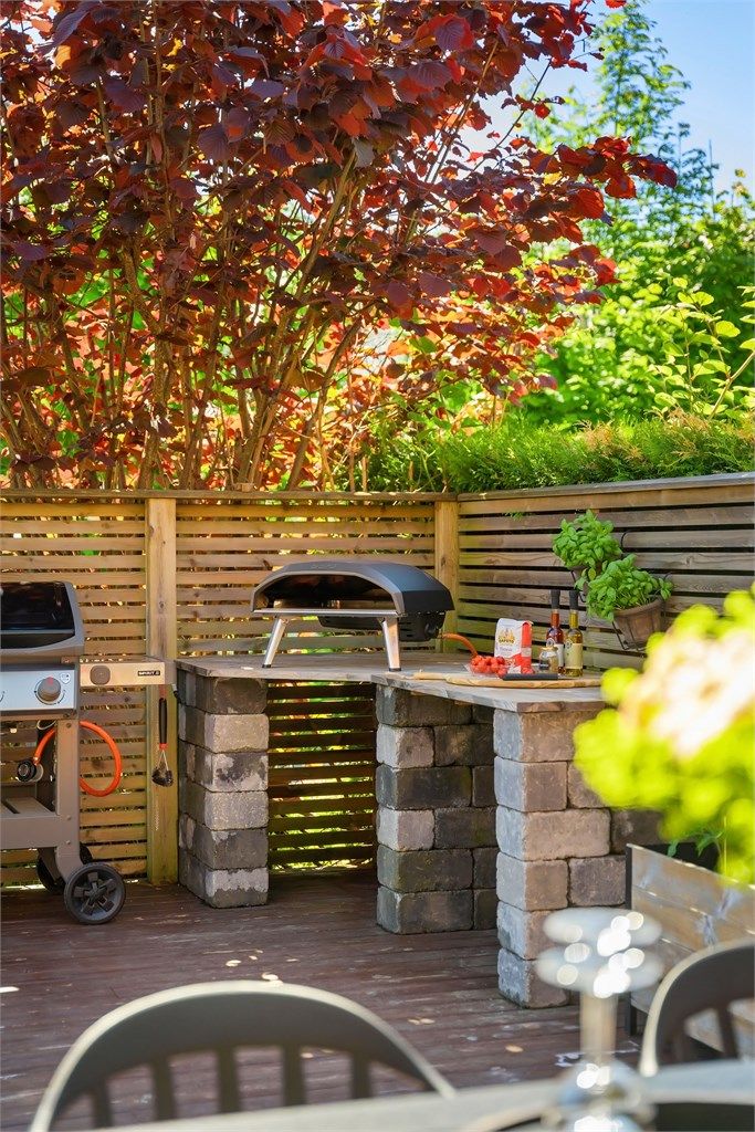 Det er enkelt å finne matgleden på en terrasse som dette